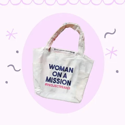 Woman on a Mission Tote Bag